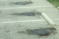 If the asphalt has not been sealed, the oil will start to dissolve the asphalt binder in the pavement leading to pitting. When pitting occurs, the problem is compounded by allowing water to wash other oil and chemicals into the pitted area, further deteriorating the pavement.