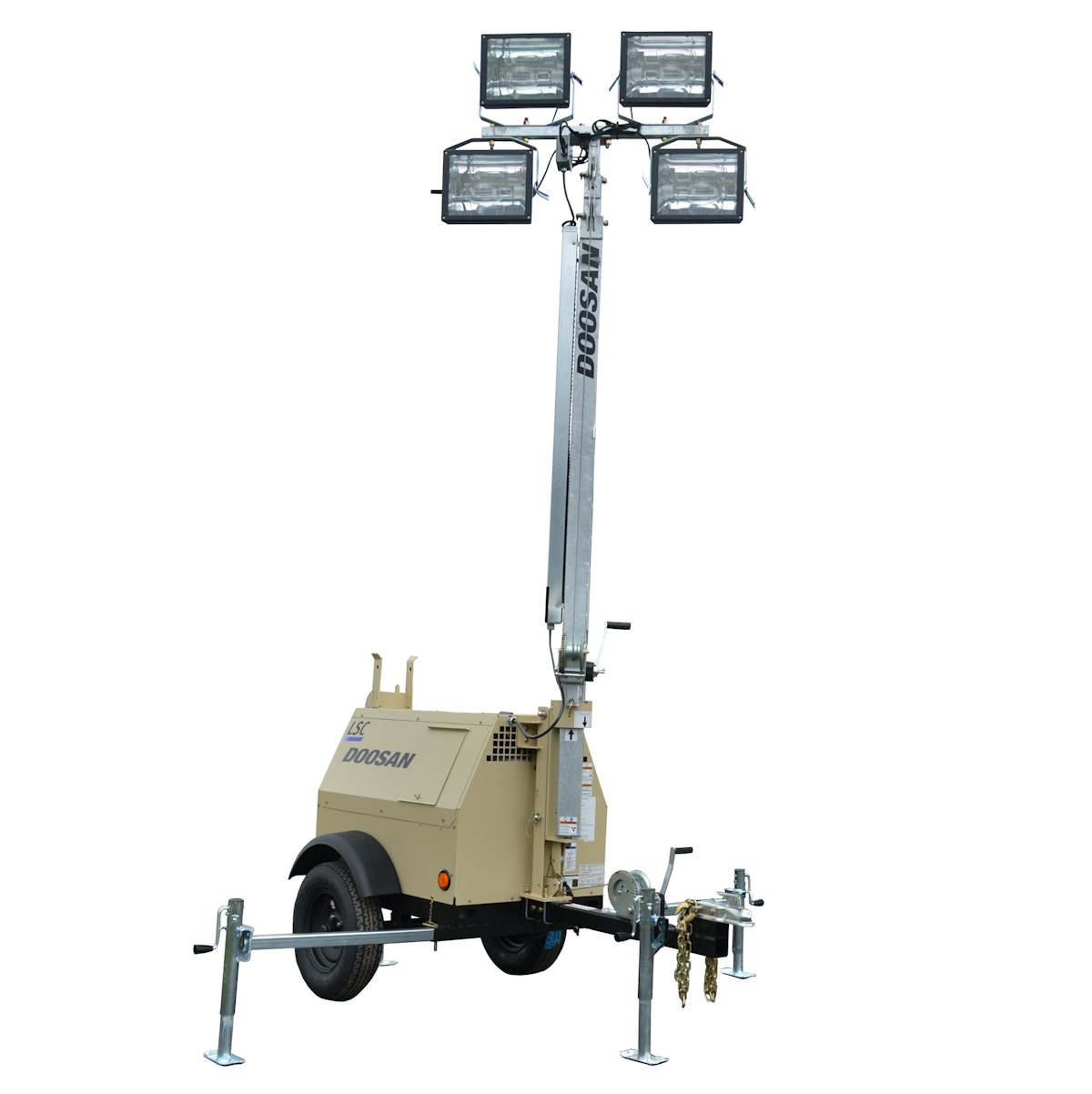Doosan LSC Light Tower From Doosan Portable Power For Construction Pros