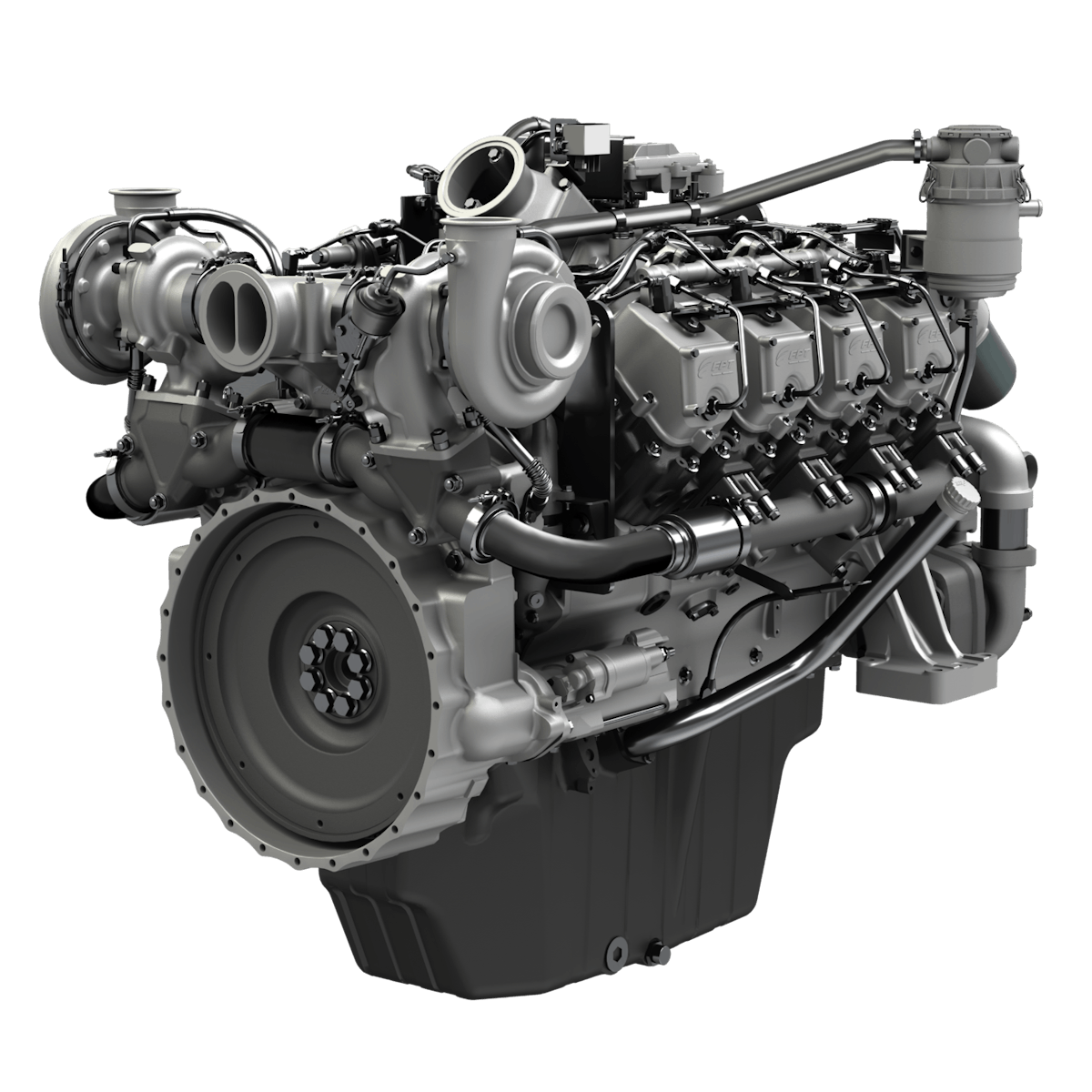 Какой надежный дизельный двигатель. Двигатель Ивеко v8. Двигатель Ивеко v8 514лс. Iveco v12 MTCA. Двигатель Ивеко v8 помпа.