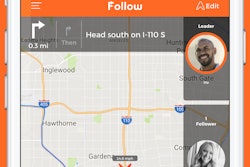 Follow is an app that creates a navigation system where point B is someone else's phone (the leader).