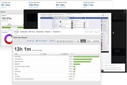 Customizable reports show individual time logs, screenshots and more.