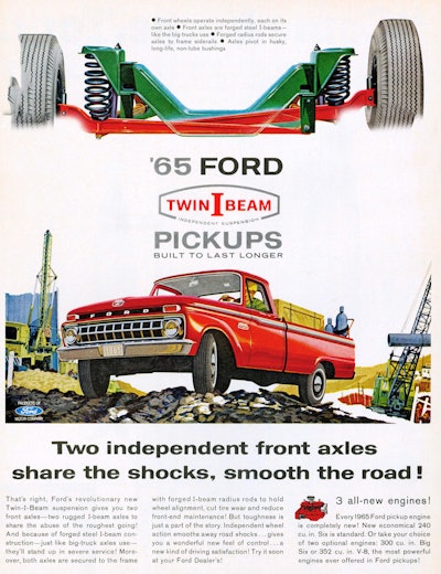 1965 Ford Twin I-Beam Advertisement