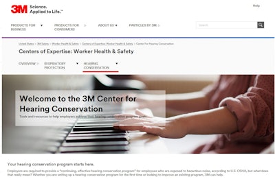With the 3M Center for Hearing Conservation safety managers can find articles and details about the seven elements of a hearing loss prevention program, as well as helpful videos, toolkits, fast facts and more.