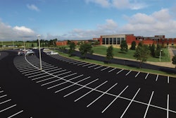 The 16-year-old, 10,100 sq.yd. parking lot was in desperate need of reconstruction with visible cracking throughout the area. The company was also challenged with bringing the lot up to 2017 Americans with Disabilities Act (ADA) standards.