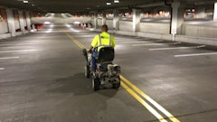 The Mall of America allowed Asphalt Associates in from 10 p.m. when the mall closed to 8 a.m. when it opened. “But traffic usually forced us out by 6 a.m.,” Bill Halbach says. “It was still enough time for us to hit our scheduled production.”