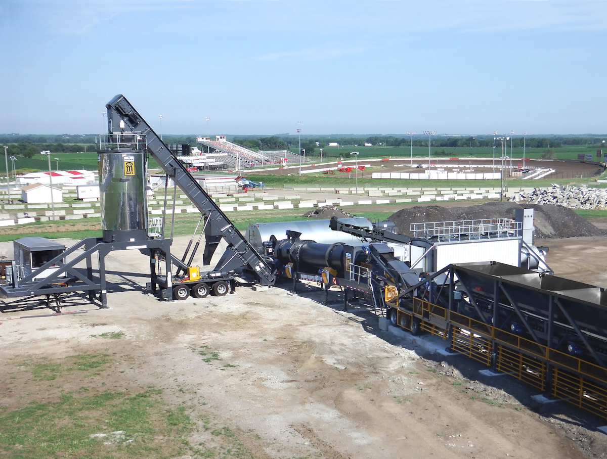 CMI Magnum 150 Counterflow DrumMix Asphalt Plant From CMI