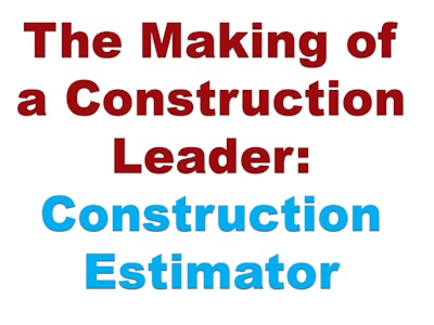A construction estimator must have an understanding of numbers: both the numbers of measurement (i.e. quantities) and numbers of value (i.e. dollars).