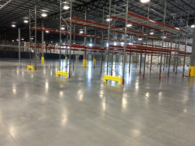 Pictured here is a warehouse/distribution center application using a lithium siliconate densifier.