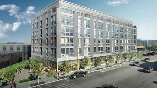 Mayor Emanuel's proposed change to Chicago's Affordable Requirement Ordinance would require a developer's building like this one going up near Logan Square to include 20 affordable housing units, or to add 27 affordable units within two miles of the building.