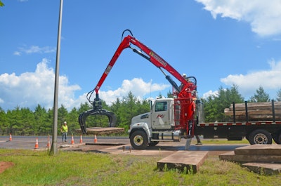 Model 2280 Tm Lifting Concrete Slab Over Left Front Corner+