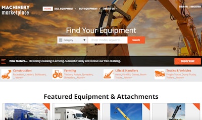 Machinery Marketplace's main goal is to have an open marketplace online where sellers can list new and used equipment for sale and buyers can search, get information about and purchase equipment.