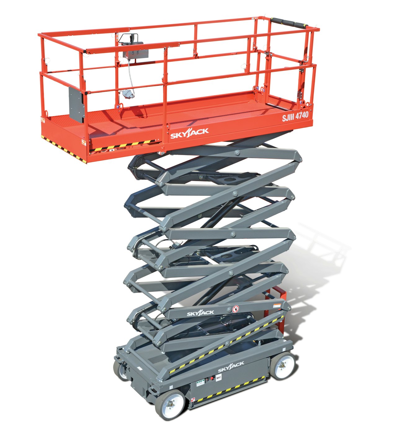 CDC Electrical - High-level access is not a problem for our team of Ipaf  approved electricians, This skyjack scissor lift was the perfect solution  for accessing the high-level power tray. 🏗 #cdcelectrical #
