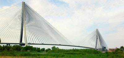 Rendering of the Gordie Howe International Bridge.