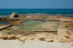 Caesarea is the earliest known example to have used underwater Roman concrete technology on such a large scale.