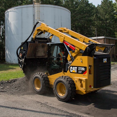 Higher hydraulic horsepower capabilities allow high-production applications such as milling pavement to be completed faster.