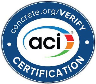Aci Certification Seal