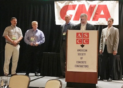 The W. Burr Bennett Awards for Safety Excellence was given to specialty contractor Kolde Construction, Inc., St. Mary’s, Kan.
