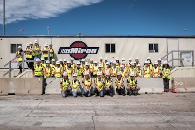 Miron's 2017 Build Like a Girl event was well attended with 30 7th through 10th grade girls participating.