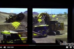 Caterpillar's virtual demonstration of its Command system is essentially identical to a live demo of the autonomous mining system Cat shares with customers at its Tinaja Hills Training Center. Haul trucks are completely autonomous, and the D10 dozer is operated via remote control.
