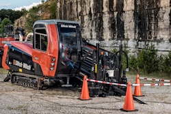 The Ditch Witch AT40 All Terrain directional drill is the newest in the organization’s fleet.
