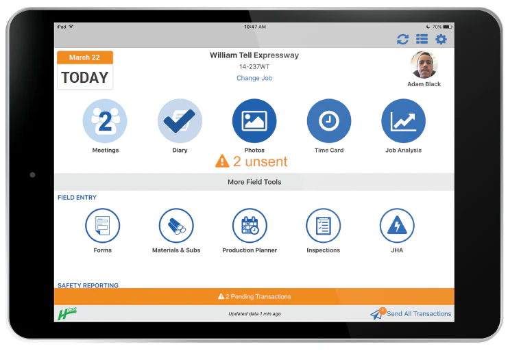 HCSS Field Mobile App From: Heavy Construction Systems Specialists, Inc ...
