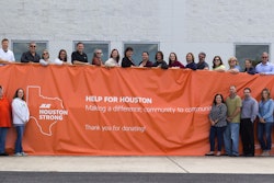 More than 100 JLG employees volunteered time to work shifts so communities members could make donations of personal care items, food and beverages, baby care products and other needed items.