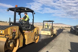 Throughout the job Granite and The Transtec Group monitored rolling patterns, made sure crews weren’t throwing rock onto the mat, checked that roller operators weren’t stopping rollers on the mat, and that operators rolled off the mat when they could instead of stopping on the mat.