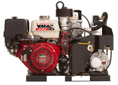 Vmac G30 Gas Engine Driven Air Compressor Honda G30 With Decal Nobg