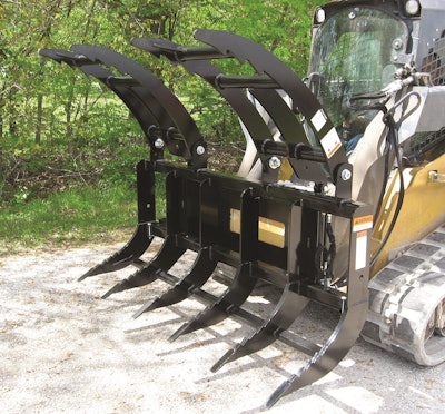 Wsr Ssgr Skid Steer Brush Grapple