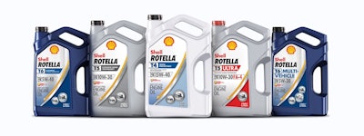 Shell ROTELLA T4 15W-40 Triple Protection, Shell ROTELLA T5 10W-30 Synthetic Blend and Shell ROTELLA T6 5W-40 Full Synthetic, meet Ford Material Engineering Specification WSS-M2C171-F1.