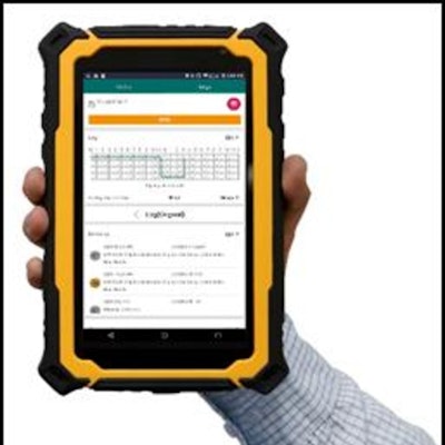 FleetUp Orange tablet