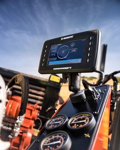 To facilitate this real-time monitoring from the drill seat, Subsite developed the Commander 7 HDD Guidance Display and ScoutView Commander 7 Software.