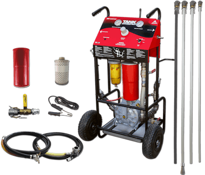 Ipa #9046 F Pneumatic Tank Sweeper With Accessories
