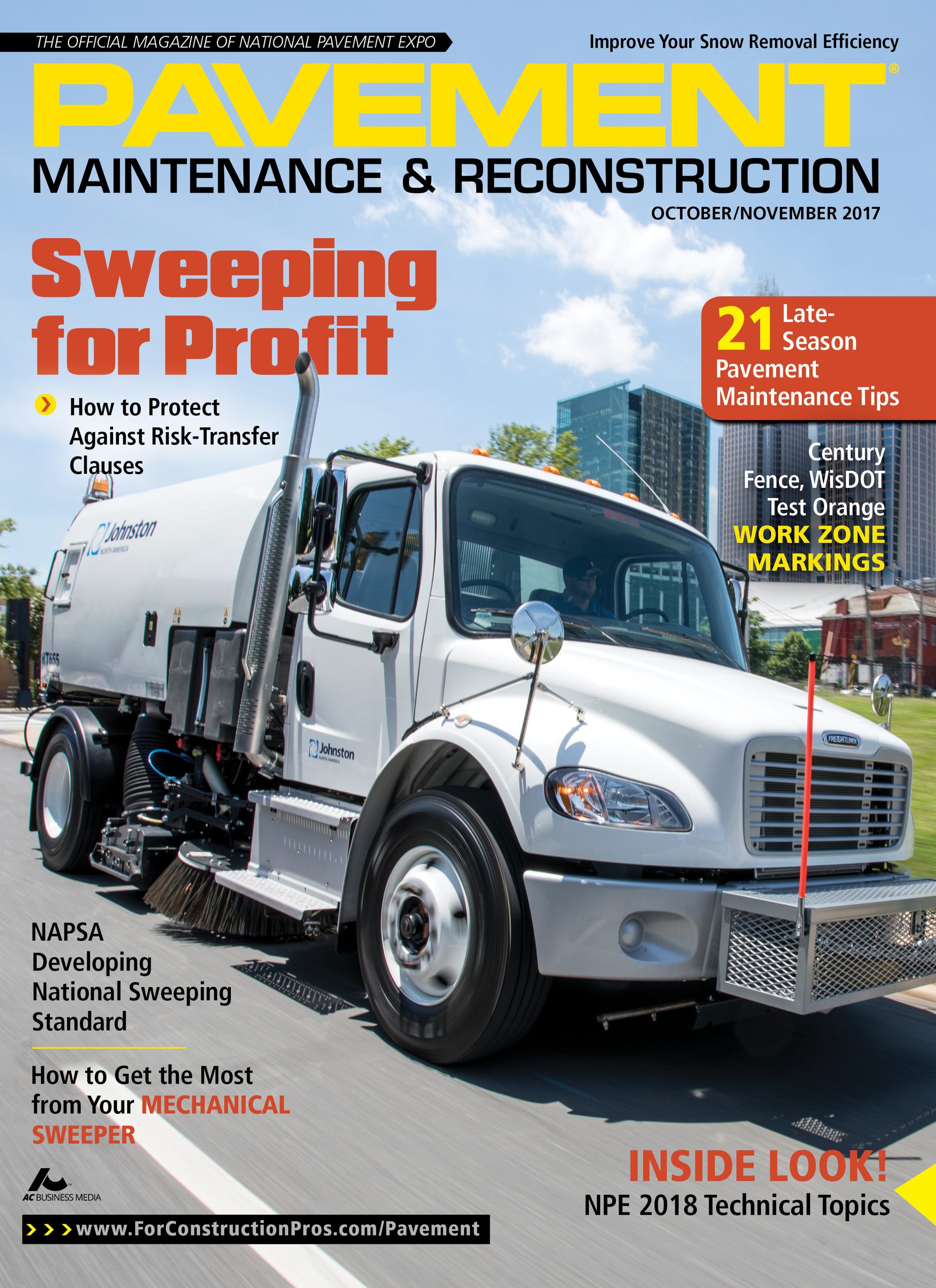 Pavement Maintenance & Reconstruction October/November 2017