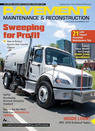 Pavement Maintenance & Reconstruction October/November 2017