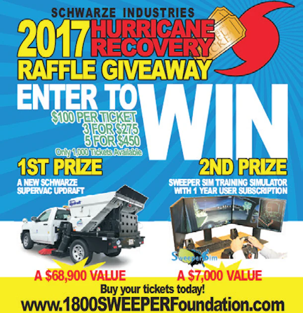 Recovery Cash Raffle Schwarze, 1-800-SWEEPER Hold Raffle for Hurricane Recovery | For ...