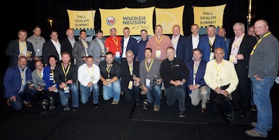 Wacker Dealer Award Winners