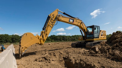 Cat's 320 excavator also comes with standard Cat Grade 2D, Cat Grade with Assist and Cat Payload technologies, but lower acquisition cost than the 323 for a lighter 20-ton-class machine that's more cost effective under less-demanding production expectations.