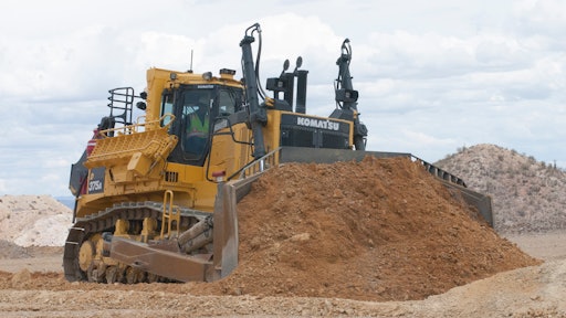 Komatsu D375 A 8 Working Sideview
