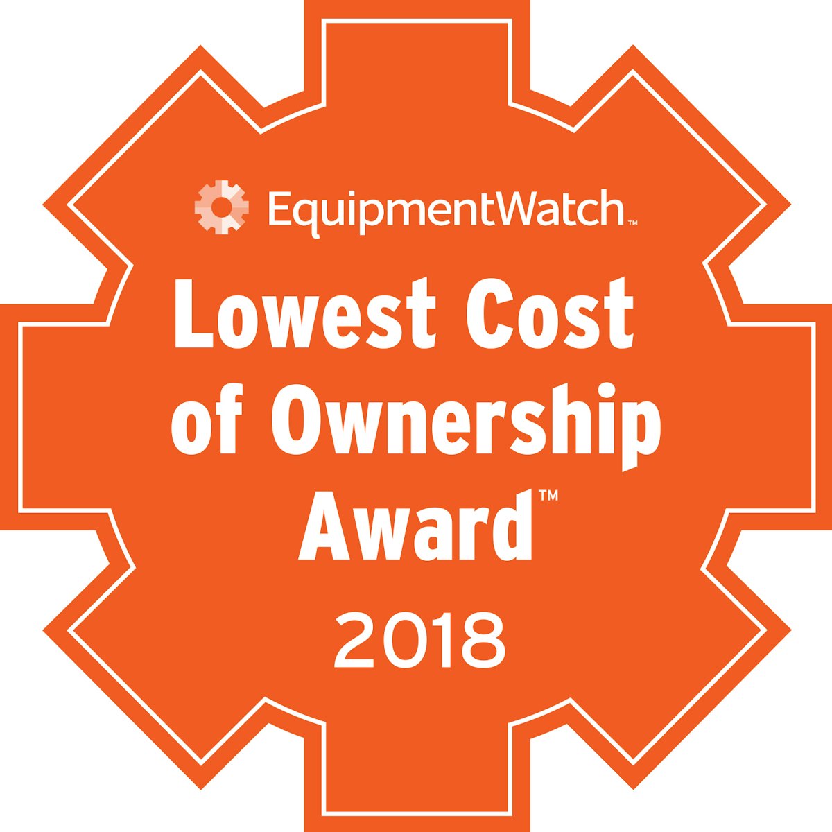 EquipmentWatch Announces 15 Winners of its Lowest Cost of Ownership Awards For Construction Pros