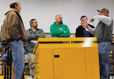 GOMACO University Simulators (GUS) allow hands-on demonstrations and discussions in the shop. Special training consoles also provide explanation support for GOMACO control systems.