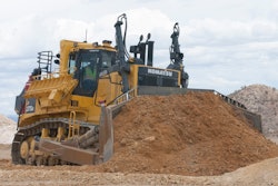 Komatsu D375 A 8 Working Sideview
