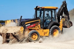 In addition to backhoes that accumulate high hours, those that work in dry, dusty environments need the air filter cleaned and changed more often than regular recommended maintenance intervals.