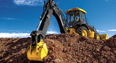 Most backhoes are set up to run on either a backhoe or excavator digging control pattern so, before operating, check the setting and adjust if needed.