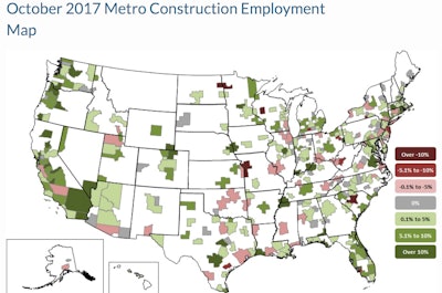 Riverside-San Bernardino-Ontario, Calif. and Cheyenne, Wyo. experience largest year-over-year gains; Houston-The Woodlands-Sugar Land, Texas, and Grand Forks, N.D.-Minn. have biggest annual declines.