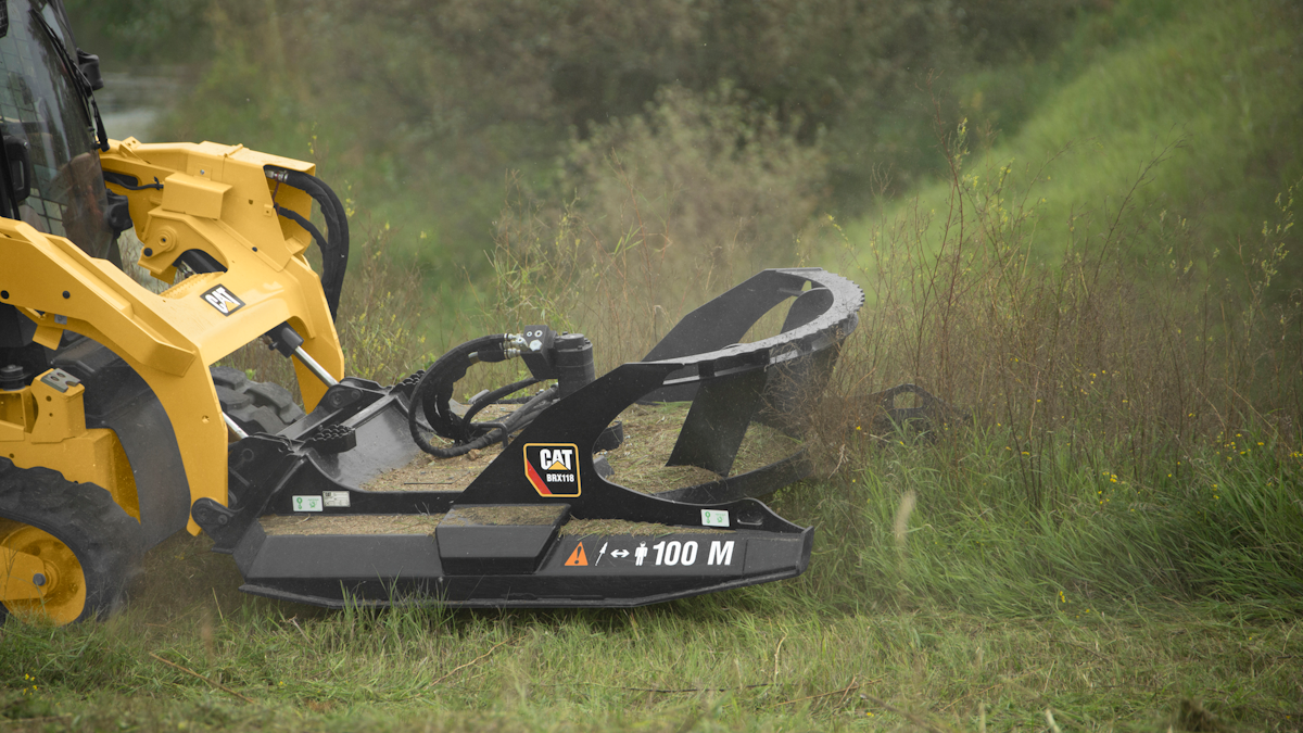 Caterpillar Industrial Brushcutter Attachment From Caterpillar