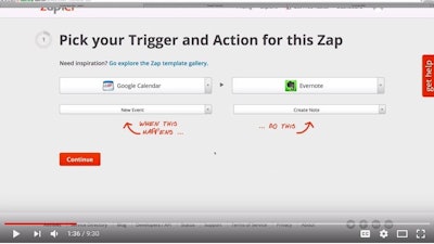 Zapier allows you to create connections between apps. For example, non-IT professionals can simply create a Zap that automatically emails a report to stakeholders when somebody in the field completes an online time card.