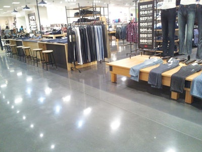 Integral color is part of an overall mix design and has distinct advantages over most dyes and stains from an owner’s perspective. As part of the concrete mix the integral color extends throughout the concrete slab.