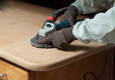 Concrete is probably the most versatile material for making countertops. It can take any shape, be colored almost any color, have expose aggregate that is either natural or man-made, be stained or dyed, diamond polished to a high shine or left in a more rough state. They can be cast-in-place or precasted in controlled settings. The opportunity to be creative is endless.