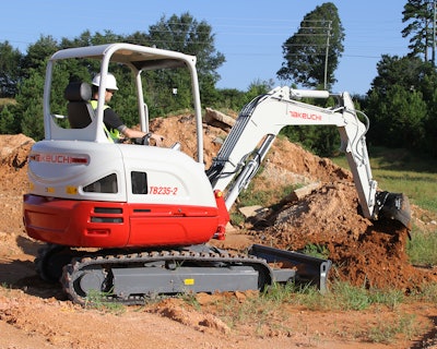 Takeuchi Tb235 2 Working #2